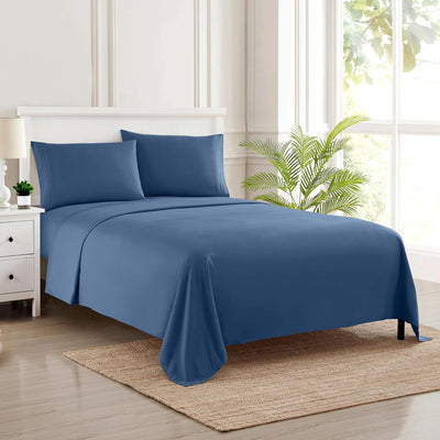 Queen Size Teal Bed Sheets – Luxury Deep Pocket Set