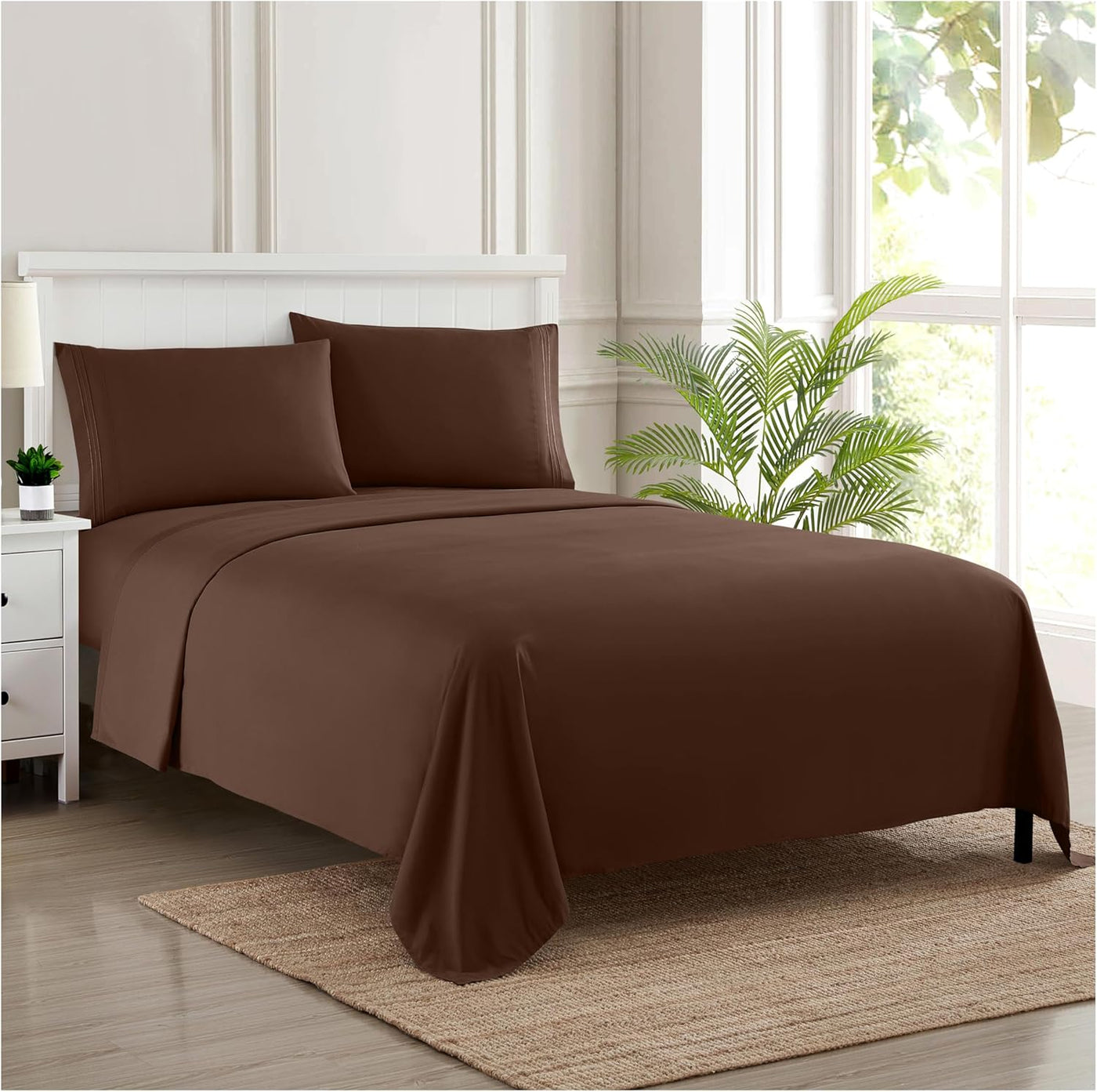 Queen Size Teal Bed Sheets – Luxury Deep Pocket Set