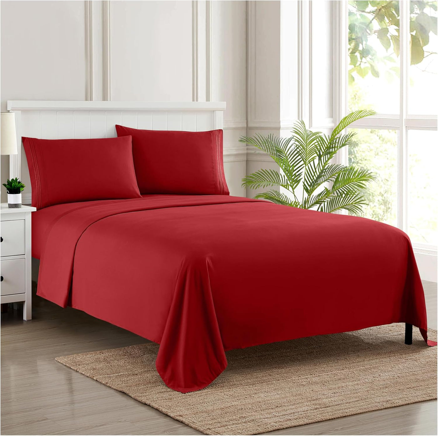 Queen Size Teal Bed Sheets – Luxury Deep Pocket Set