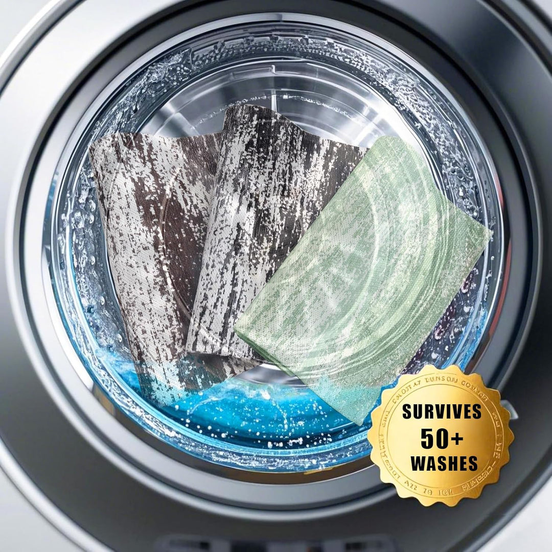 Graffiti Bath Mat – Non-Slip Quick Dry, Black