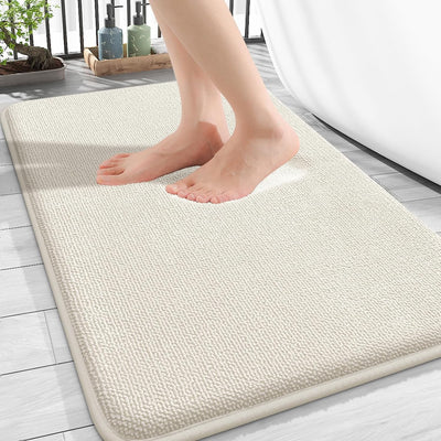 Memory Foam Bath Mat – 30x20 Grey, Soft & Absorbent