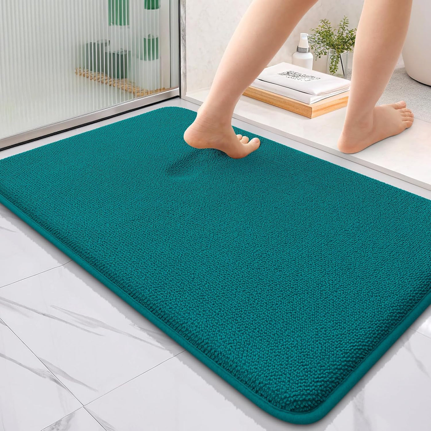 Memory Foam Bath Mat – 30x20 Grey, Soft & Absorbent
