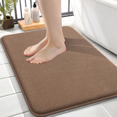 Memory Foam Bath Mat – 30x20 Grey, Soft & Absorbent
