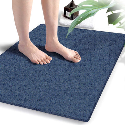 Loofah Shower Mat – 15.7x36 Non-Slip, Light Green