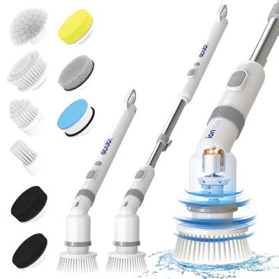 Scrub It Electric Spin Scrubber, Multi-Surface Rechargeable Cordless Scrub Brush with 9 Cleaning Brush Heads