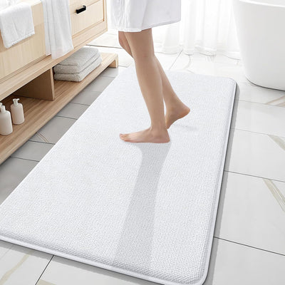 Memory Foam Bath Mat – 30x20 Grey, Soft & Absorbent