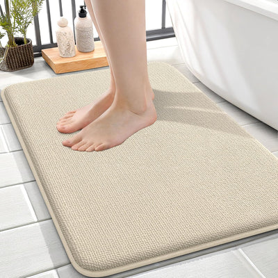Memory Foam Bath Mat – 30x20 Grey, Soft & Absorbent