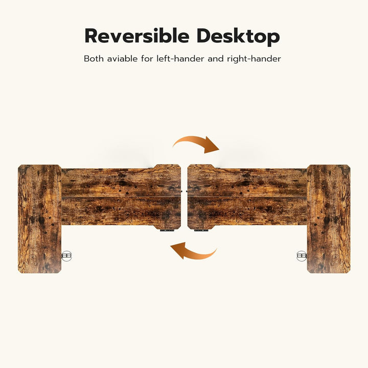 59" L-Shaped Standing Desk – Adjustable Electric Desk