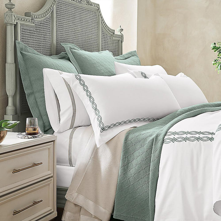 King Sateen Sheet Set – 600TC White Cotton