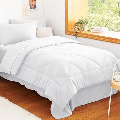 King Size Comforter Set – 7 Piece Dark Grey