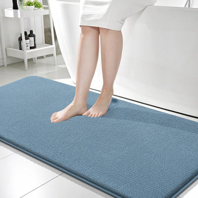 Memory Foam Bath Mat – 30x20 Grey, Soft & Absorbent