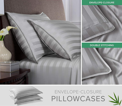 King Bamboo Sheets – Organic Viscose, Silver