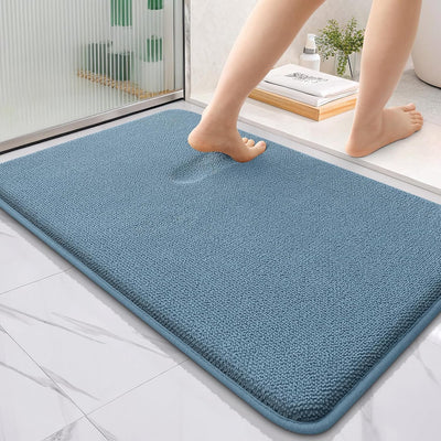Memory Foam Bath Mat – 30x20 Grey, Soft & Absorbent