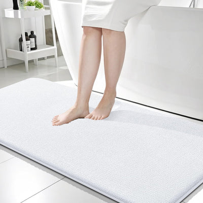 Memory Foam Bath Mat – 30x20 Grey, Soft & Absorbent