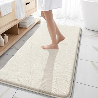 Memory Foam Bath Mat – 30x20 Grey, Soft & Absorbent
