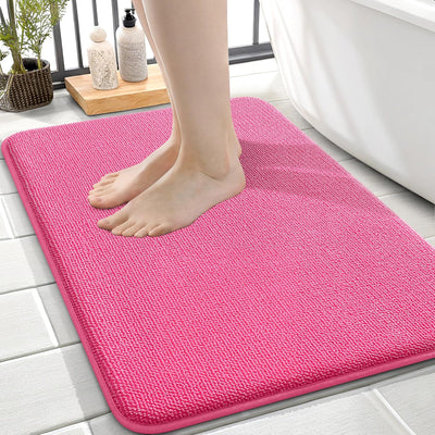 Memory Foam Bath Mat – 30x20 Grey, Soft & Absorbent