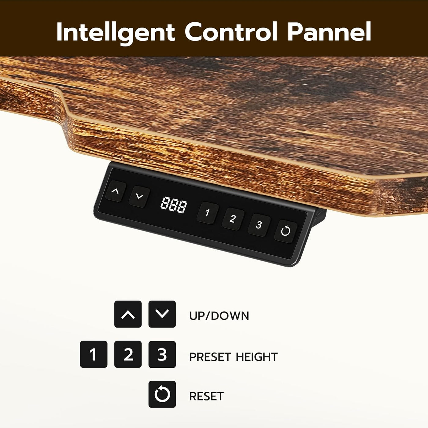 59" L-Shaped Standing Desk – Adjustable Electric Desk