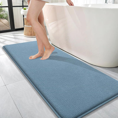 Memory Foam Bath Mat – 30x20 Grey, Soft & Absorbent